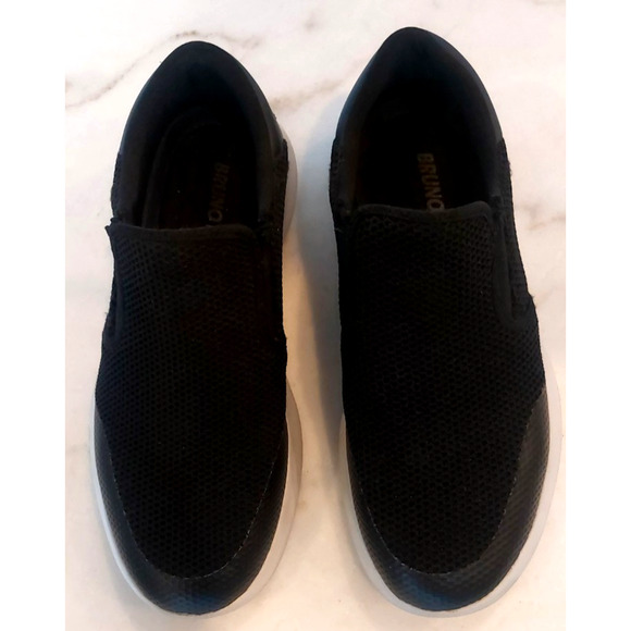 Bruno Marc Men's Slip On Casual Loafer Mesh Walking Sneakers Black SIZE 10 - Picture 2 of 11